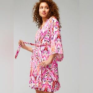 Soma Cool Nights Kimono Short Robe, S/M